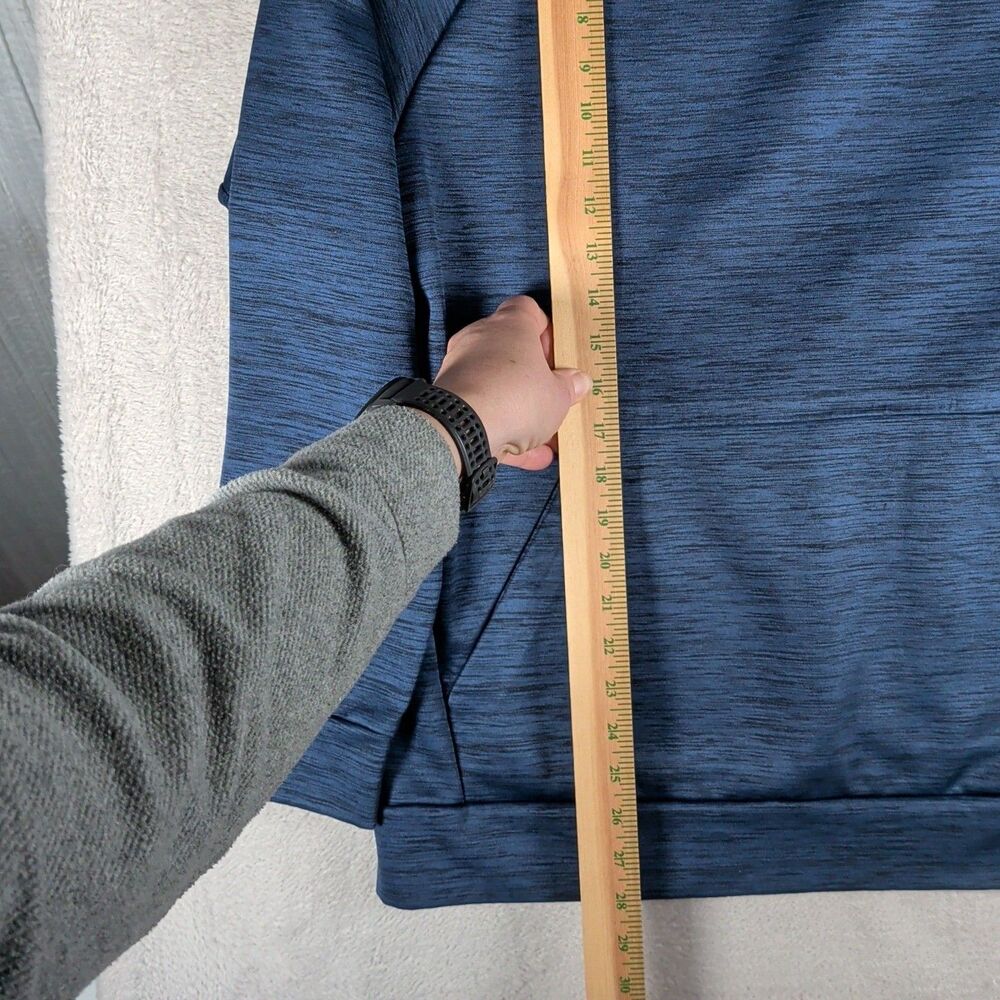 Topo Designs Crewneck Sweatshirt Men's L Blue Heavyweight Fleece Lined Outdoor - Picture 4 of 8
